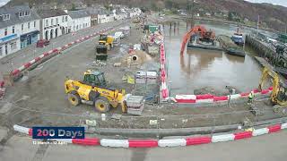 Ullapool Shore Street Development Sept to August Completion TimeLapse [upl. by Ahsiet368]