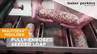 Baker Perkins Multitex4™ Bread Moulder Seeded Dough Pieces [upl. by Licko]