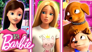 Missing Outfits Sisters Puppies amp Birthdays with Barbie amp Friends  Compilation [upl. by Lunt]