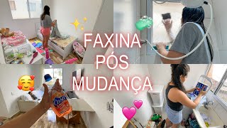 FAXINA COMPLETA PÓS MUDANÇA 🧼✨❤️🥰🏠 [upl. by Acinnor]