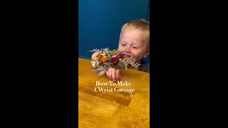 How to make a DIY wrist corsage [upl. by Otrebmuh]