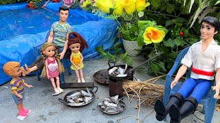 Lilly milly ki kahani part 43 mittu ne bchai sabki jaan barbie doll cartoon the barbie task [upl. by Ahsiem312]