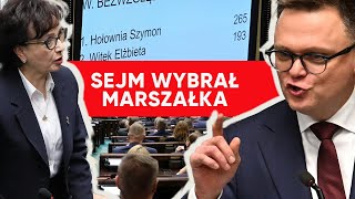 Pierwsza porażka PiS Sejm wybrał marszałka [upl. by Marcelia]