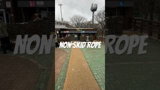 Anti Skid Snow Rope  Low Ways antiskid snow snowfall travel jeju [upl. by Naul]