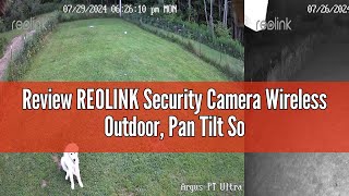 Review REOLINK Security Camera Wireless Outdoor Pan Tilt Solar Powered 5MP 2K Color Night Vision [upl. by Taka]