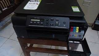 Tutorial Pasang Printer Brother DCPT500W [upl. by Elenore538]