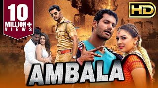 Ambala HD Tamil Hindi Dubbed Full Movie  Vishal Hansika Motwani Santhanam [upl. by Rainger]