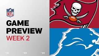 Tampa Bay Buccaneers vs Detroit Lions  2024 Week 2 Game Preview [upl. by Ahtanamas]