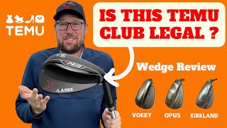 CAN THIS CLUB BE LEGAL Yes Life review the Temu PGM 60 degree xlarge wedge [upl. by Gerrard]