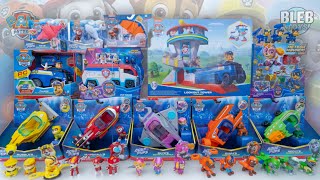 Paw Patrol toy Collection and Lookout Tower and Aqua Pups toy unboxing no talking toy review ASMR [upl. by Arot]