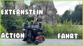 Externstein Vlog im Rollstuhl mit Offroad Test🏔😎🤩 [upl. by Harday763]