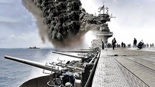 Original Restored Footage of the Battle of Midway WWIIs Pivotal Naval Clash [upl. by Nap]