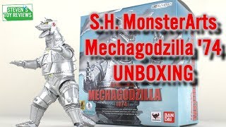 SH MonsterArts Mechagodzilla 1974 Unboxing [upl. by Thorlay]