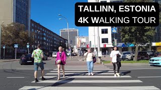 City walks  Tallinn Estonia 4K walking tour [upl. by Rodolph]