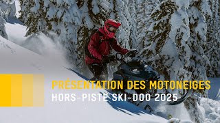 La présentation des motoneiges horspiste SkiDoo 2025 [upl. by Rowena773]