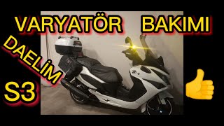 DAELÄ°M S3 250 VARYATÃ–R BAKIMI SCOOTER VARYATÃ–RğŸ’¥ AÄIR BAKIM ğŸ’¥SCOOTER NEDEN TÄ°TREÅÄ°M YAPARğŸ‡¹ğŸ‡· [upl. by Traggat]