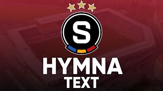 AC Sparta Praha HYMNA  TEXT [upl. by Kcinemod]