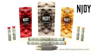 NJOY Recharge Starter Kit Review [upl. by Yelrac]