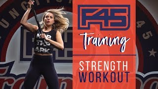 F45 TRAINING  Strength Workout  MKatz [upl. by Delp644]