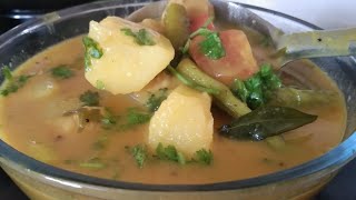 Sindhi Kadhi Recipe  Sindhi Curry Chaval [upl. by Nihcas]