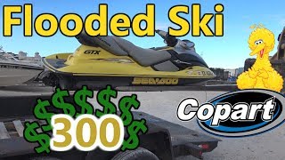 I Bought A Flooded JetSki at Copart For 300 Can I Rebuild it [upl. by Enelyw]