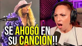 PAULINA RUBIO PIERDE EL CONTROL EN SU CONCIERTO  Vocal Coach reaction amp analysis [upl. by Oinotnaocram]