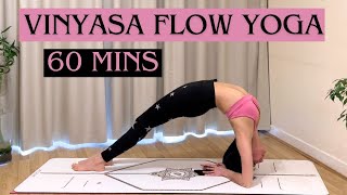 60 Min VINYASA FLOW YOGA  Intermediate Advanced Flow [upl. by Yramliw980]