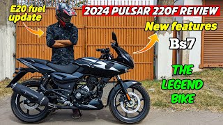 2024 Pulsar 220f OBD2 E20 Detailed Ride Review  The Legend Bike Of India 🔥 [upl. by Leelaj]