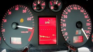 Audi S4 B5 27 V6 Biturbo Acceleration 0300 German Autobahn [upl. by Norat256]