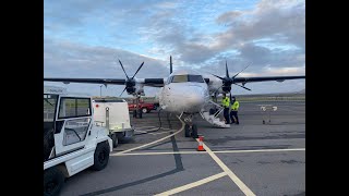 Dublins fastest Take off  Runway 28L Dublin Airport  Amapola Fokker 50 [upl. by Wiatt]