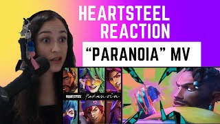 HEARTSTEEL quotParanoiaquot Reaction  Leagues new BOY BAND [upl. by Martella]