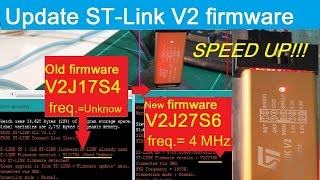 STM32F103C8 How to update STLink V2 firmware to newest get Speed Up wSTM32 STLINK Utility [upl. by Aidaas721]