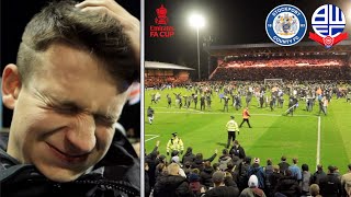 Fans RAID the PITCH in EXTRA TIME at Stockport vs Bolton [upl. by Alomeda]