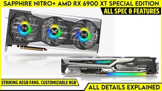 SAPPHIRE NITRO AMD RX 6900 XT Special Edition GPU Launched  All Spec Features And More Details [upl. by Ninaj]