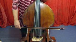 Double Bass Sounds Double Bass Arco legatoNo vibrato Fifth String Low C 6 minutes [upl. by Enoitna379]