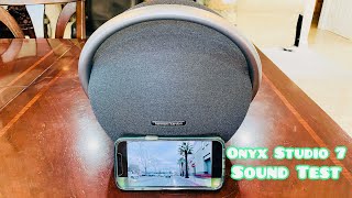 HARMAN KARDON ONYX STUDIO 7 SOUND TEST [upl. by Atterg274]