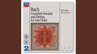 JS Bach Sonata for Violin Solo No 1 in G Minor BWV 1001  4 Presto [upl. by Ortrud]