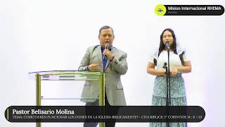 🔴EN VIVO PASTOR BELISARIO MOLINA [upl. by Gerik]