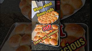 THE BEST AND SOFTEST homemade whole wheat dinner rolls  Easy recipe dinnerrollrecipe breadwinner [upl. by Naed]