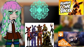 Hashira React To FNAF Songs ‘ Always Come Back’ And FNAF Song 3 ‘Die In A Fire’  KNY  Gacha Empire [upl. by Atte]