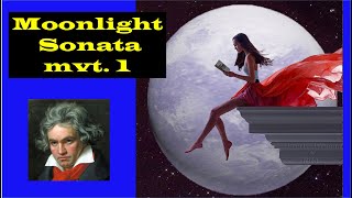 Beethoven  Moonlight Sonata  movement 1  Wilhelm Kempff Piano [upl. by Kimber505]