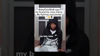 BabyChiefDoIt “that’s my boy now😂”trending viral interview chicago rap shorts fyp [upl. by Anived93]