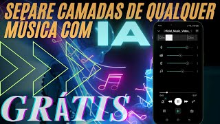 Como separar camadas de qualquer a música com IA  Dica rápida [upl. by Corry]