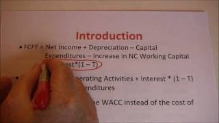 Free Cash Flow to Firm Example [upl. by Sheya]