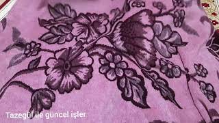 Battaniye nasıl katlanırKendin Yapev düzeniBlanket folding techniquesТехника складывания одеял [upl. by Akemed]