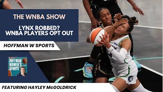 WNBA Show Ref Controversy Marrs WNBA Finals WNBPA Opt Out [upl. by Eeladnerb]