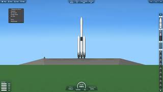 Falcon Heavy w Satellite  Spaceflight Simulator Blueprint Download [upl. by Thanasi377]