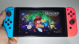 Munchkin Quacked Quest Nintendo Switch handheld gameplay [upl. by Glennis]