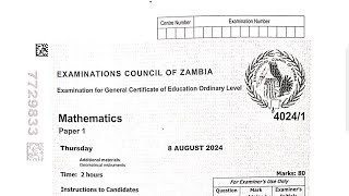 2024 GCE Maths Paper 1 Question 15 b  Calculus [upl. by Cassilda457]