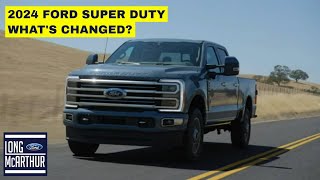 Whats CHANGED on the 2024 Ford SUPER DUTY [upl. by Murton]